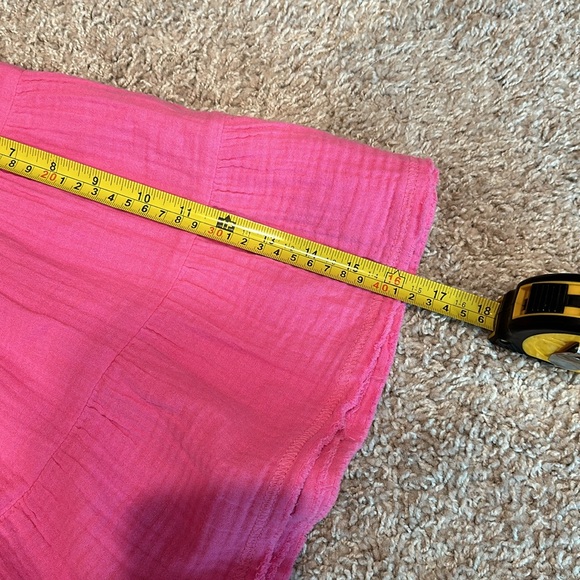 Aerie Pink Gauze Tiered Skirt Size Medium - Picture 5 of 5